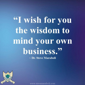 Minding Your Own Business Quotes
