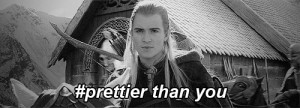 gif the hobbit kili sassy legolas Bilbo Thranduil Thorin