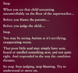 Autism awareness...