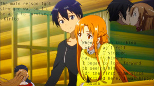 Showing Gallery For Asuna and Kirito Love Quotes