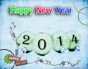 Happy New Year 2014 Winter Wallpaper