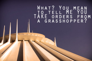 Silly Disney Quotes Over Majestic Images of Disney Parks