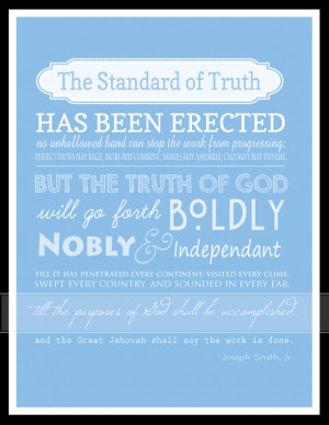 The Standard of Truth ~ Free Printable