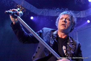 Iron Maiden frontman Bruce Dickinson last night at Comfort Dental ...