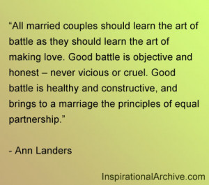 ... , and brings to a marriage the principles of equal partnership