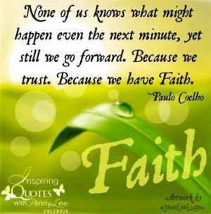 Faith quote via Inspiring Quotes with Penny Lee on Facebook