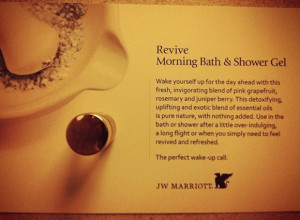 ... from Aromatherapy Associates at JW Marriott Los Angeles LA LIVE Hotel
