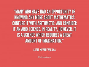 Sofia Kovalevskaya Quotes