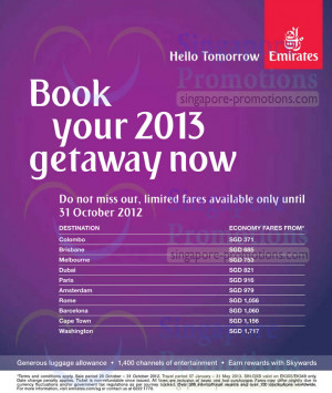 airlines emirates promotion