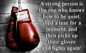Strong Person Is The One Who Knows How To Be Quiet, Shed A Tear For ...