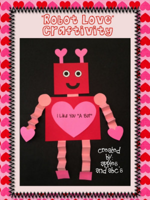 Valentine's Day Robot Craft