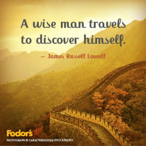 Travel is always a wise decision