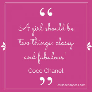 ... famous fashion quotes without mentioning Coco Chanel a couple of times