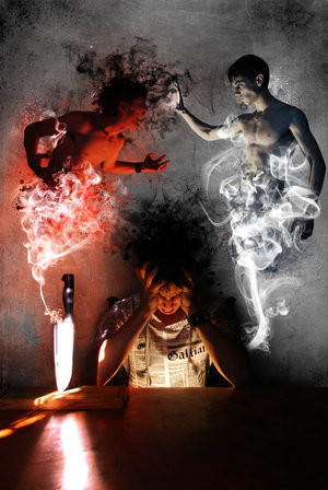 The Two Wolves Violent and Loving