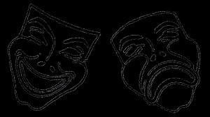 Greek-style Masks of Comedy and Tragedy