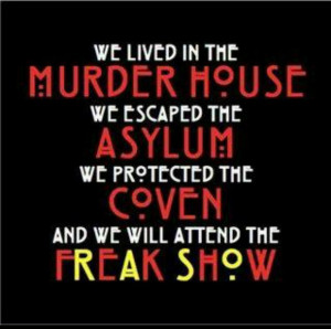 ahs, american horror story, asylum, love, murder house, coven, freak ...