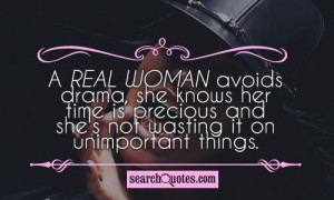 Real Woman Quotes & Sayings
