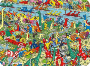 jurassic game scene from where s waldo the incredible paper chase
