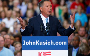 Republican U.S. presidential candidate and Ohio Governor John Kasich ...