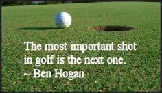 Quote from Ben Hogan #golfquotes #golf #lorisgolfshoppe