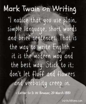 Twain on Writing 1