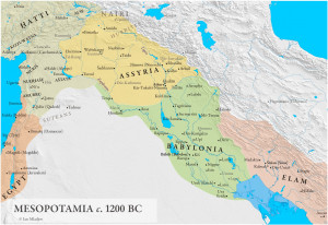 6th grade ancient mesopotamia map