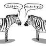 zebra quotes - xray black