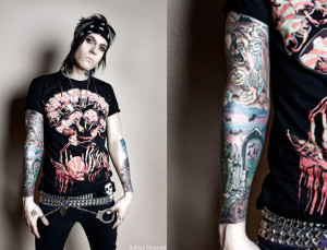 Falling In Reverse Jacky Vincent Tattoos