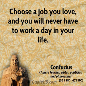Confucius Work Quotes