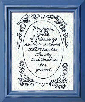 Quilted Quotes for My Family & Friends machine embroidery disk ...