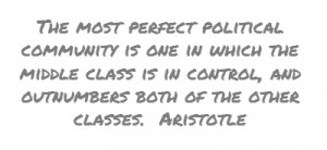 The most perfect political community is one in which the...