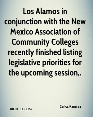 Los Alamos in conjunction with the New Mexico Association of Community ...