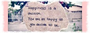 Happiness Quote Facebook Cover - Facebook timeline covers maker