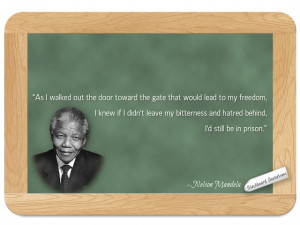 Nelson Mandela... on Forgiving