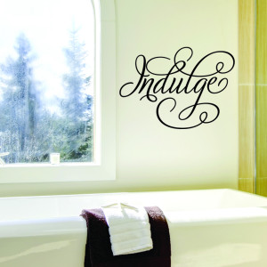 Indulge Spa Wall Quotes™ Decal
