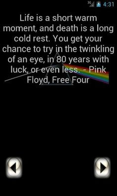 pink floyd quotes | Pink Floyd Song Quotes SCREENSHOTS More