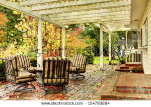 Back Porch With Furniture