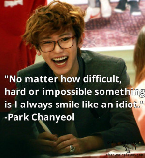 Chanyeol quote by Angelofescape