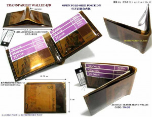 View Product Details: Transparent Wallet
