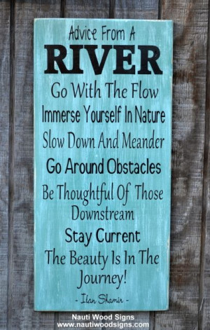 ... Signs - Cabin Plaque - Wooden Housewarming River Gift - Sayings Quotes