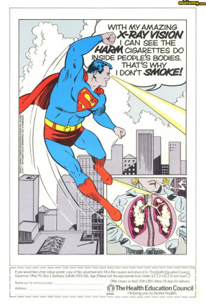 Superman doesnt smoke random