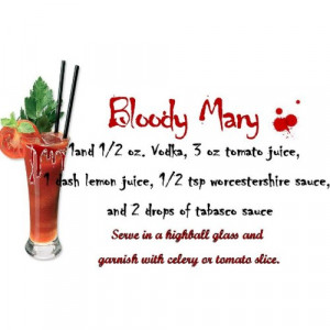 Bloody Mary Drink Recipe by VampOut