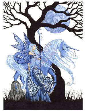 Blue Unicorn Blue Fairy Image