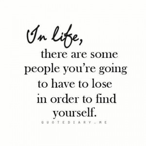 You have to lose some people.....