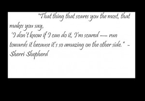Awesome quote from Sherri Shepherd DWTS!