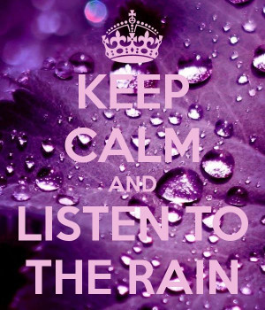 love the sound, smell, feeling, of rain!