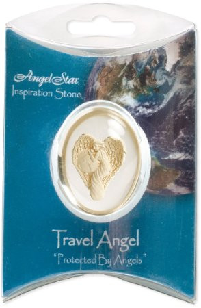 Travel Angel Protected by Angels Inspiration Stone in Pillow Pack