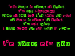 Wallpapers Im Gonna Miss You
