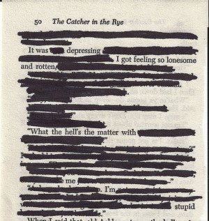 The Catcher in the Rye. This basically sums up the whole book. I ...
