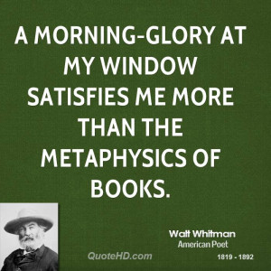 Walt Whitman Nature Quotes